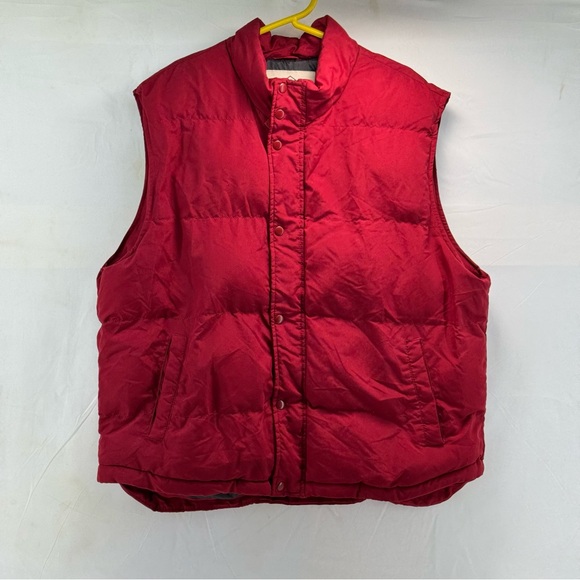 Men's XXL st. John’s Bay Red Puffer Vest - Picture 1 of 8